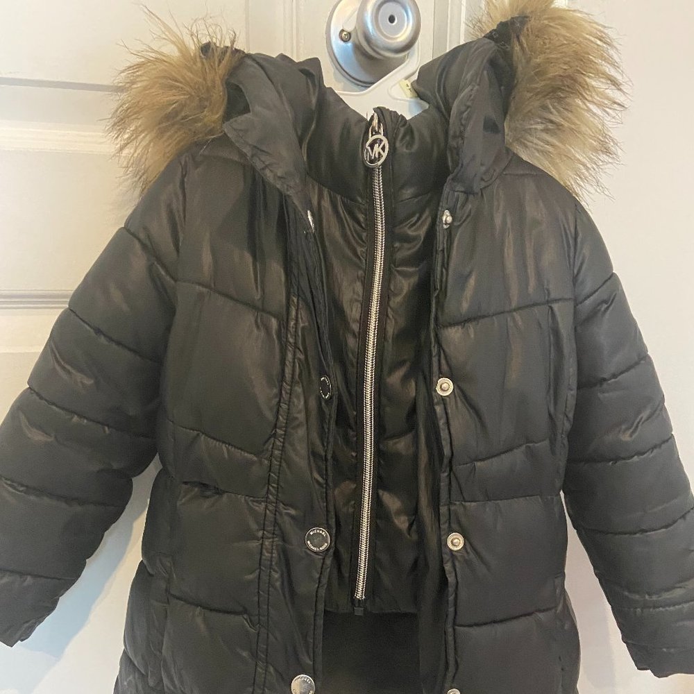 Michael Kors Hooded Puffer Coat Girls
